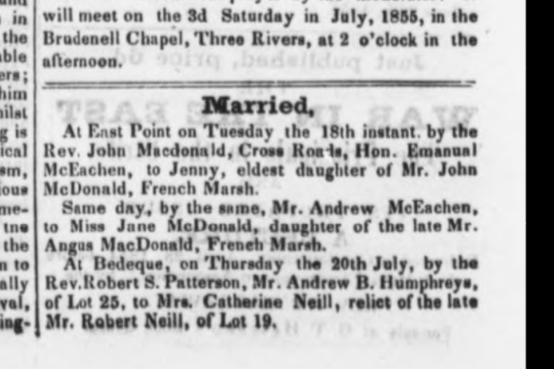 Humphrey_Andrew_Marriage_1854